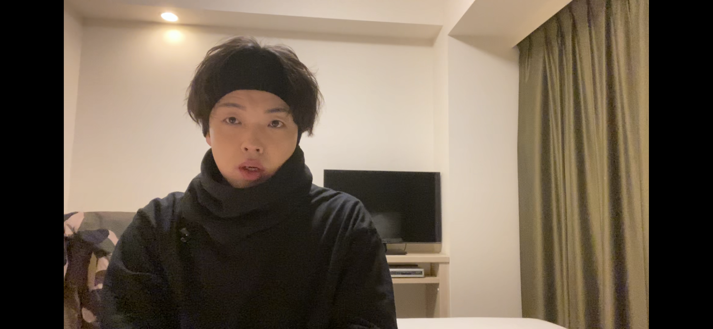朝早め