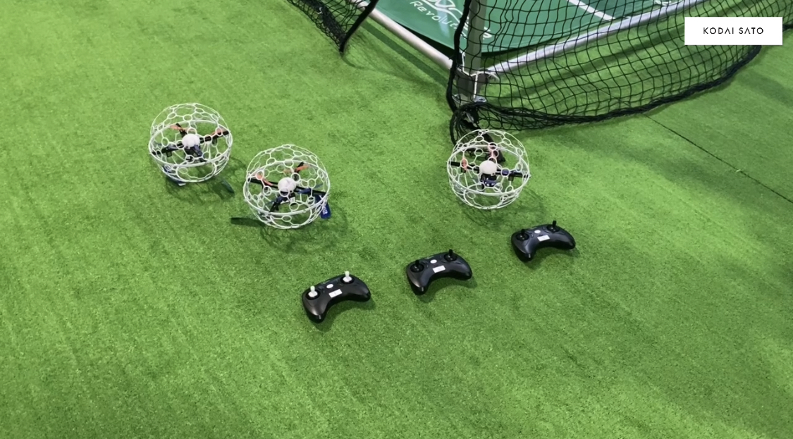 ドローンサッカー 初体験