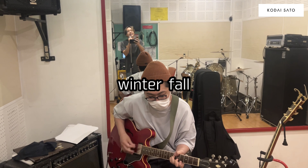 口でギター
