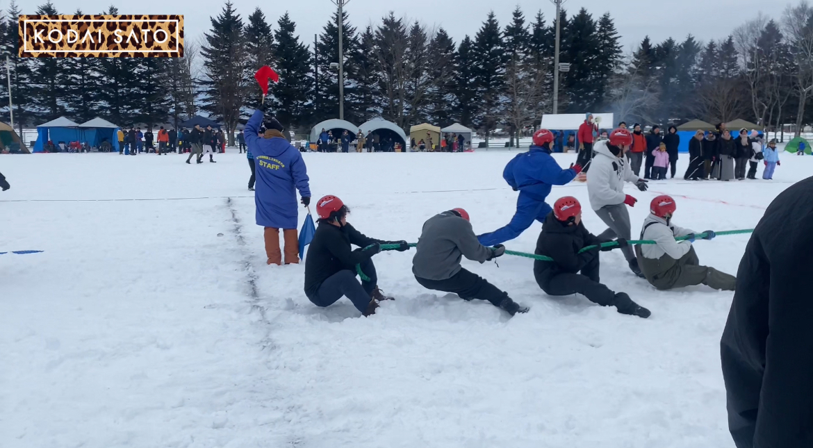 あつま国際雪上3本引き大会