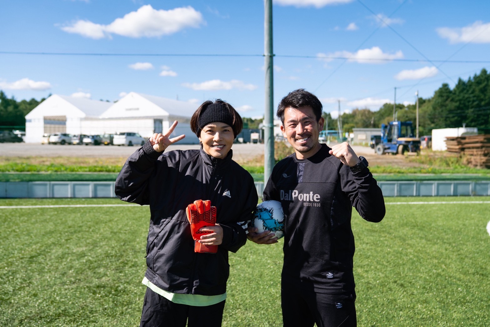 JパークでGKトレーニング